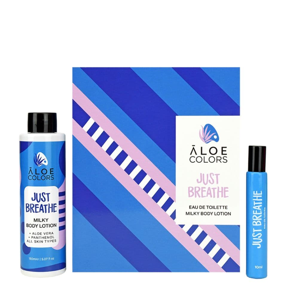 Aloe Colors Just Breathe Eau De Toilete 10ml & Body Lotion 150ml