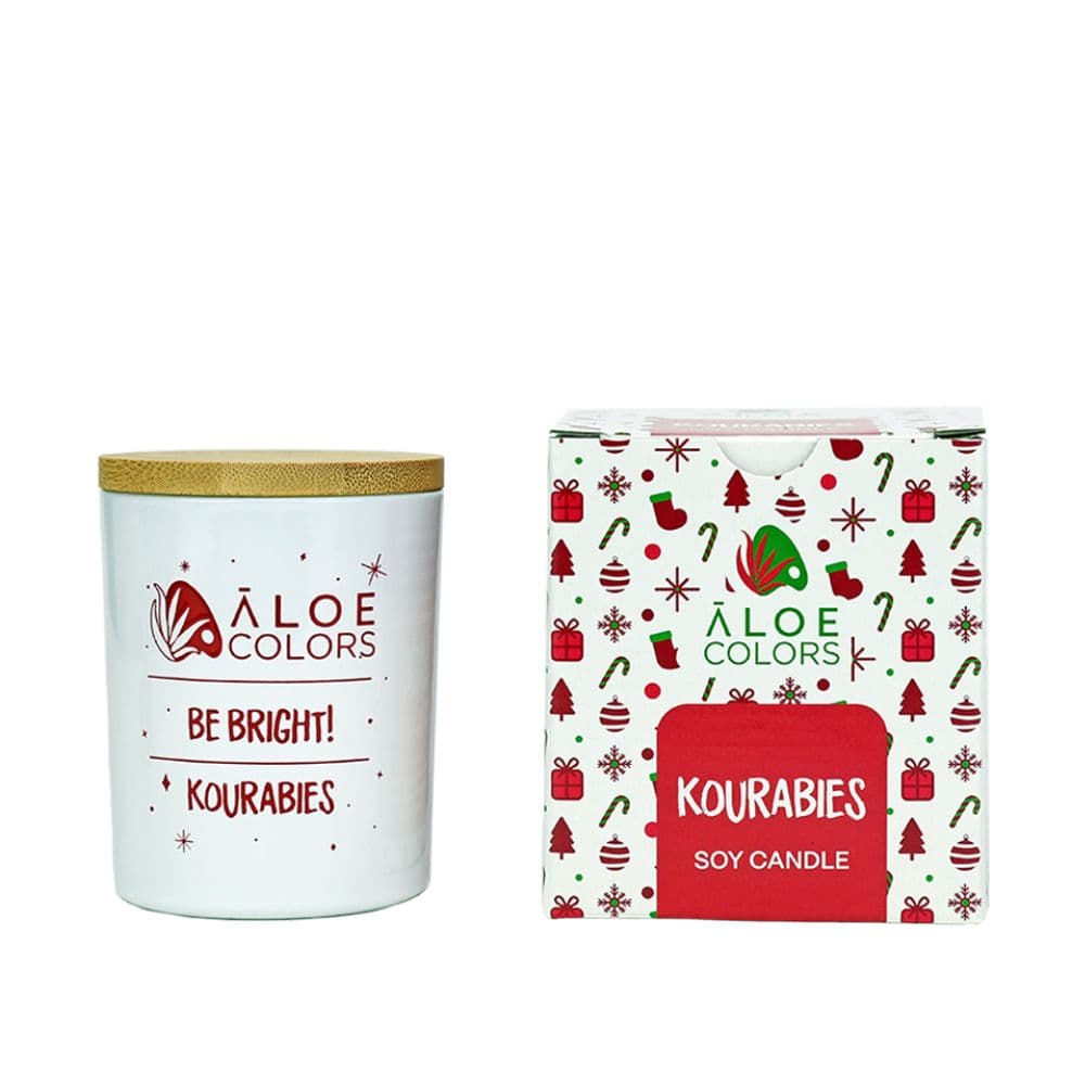 Aloe Colors Scented Soy Candle Kourabies