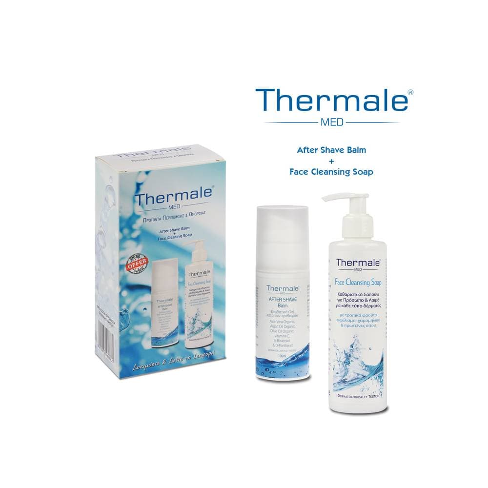 Thermale After Shave Balm 100ml & Face Cleansing Soap 200ml