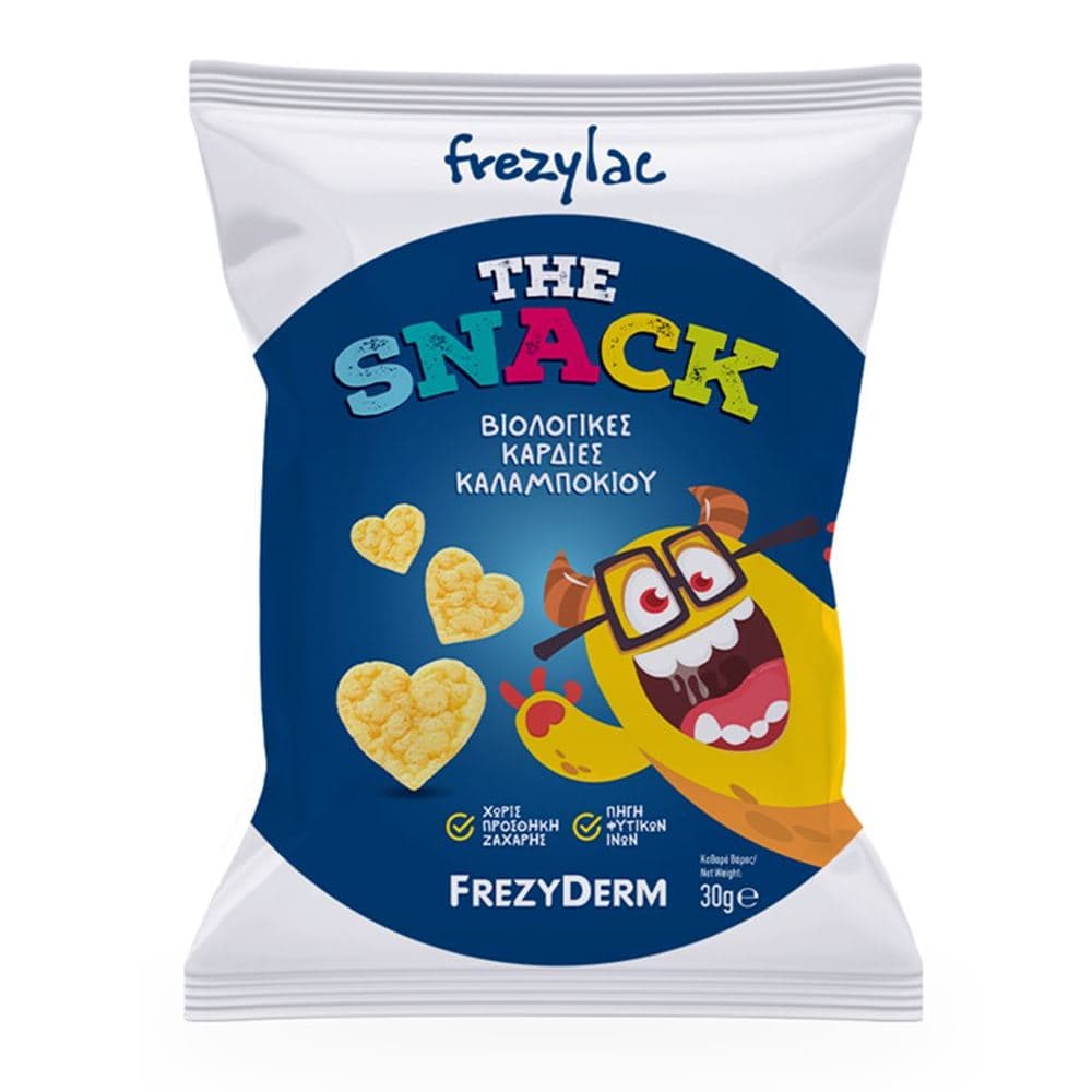 Frezylac The Snack Βιολογικές Καρδιές Καλαμποκιού 30gr