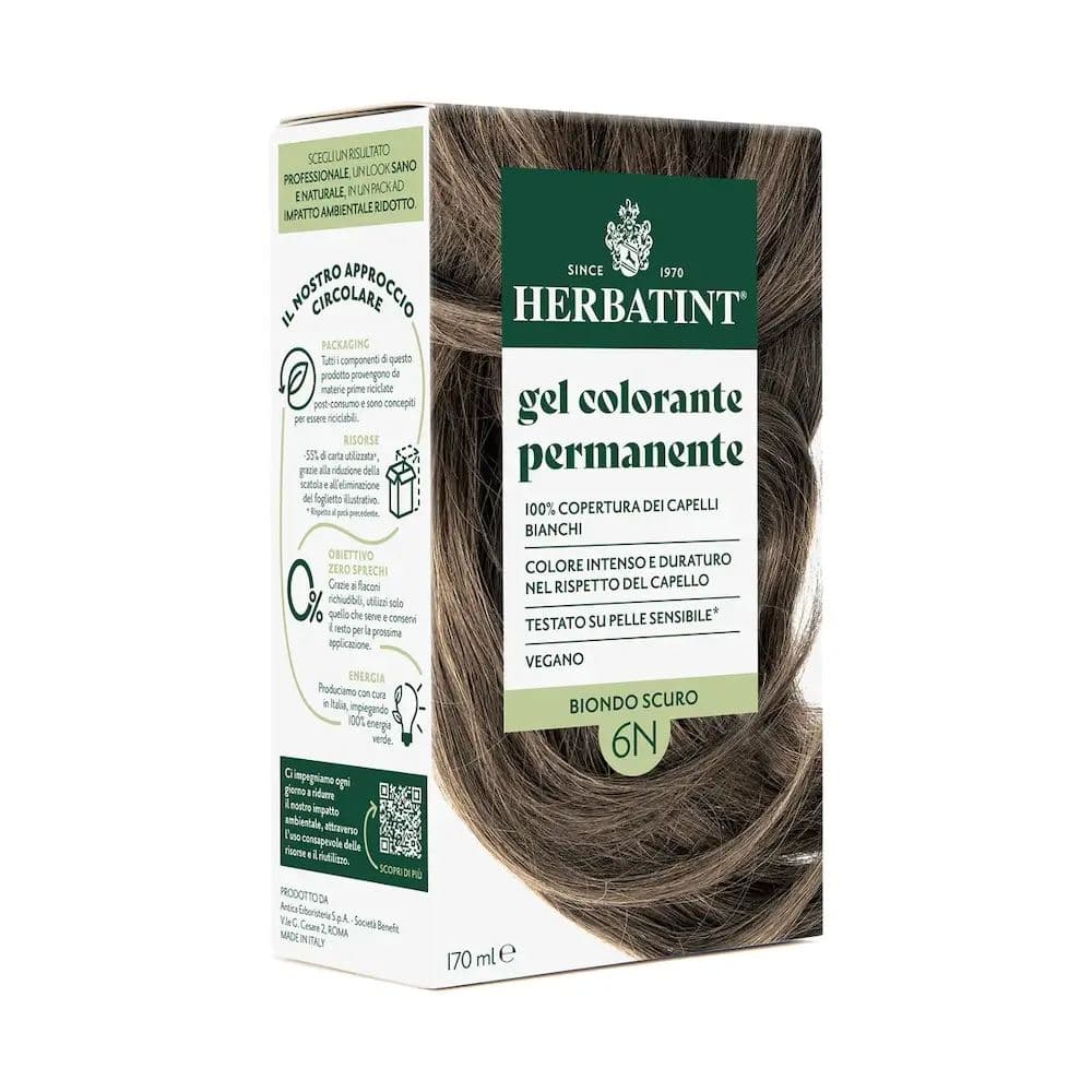 Herbatint Βαφή Μαλλιών 6N Ξανθό Σκούρο 170ml