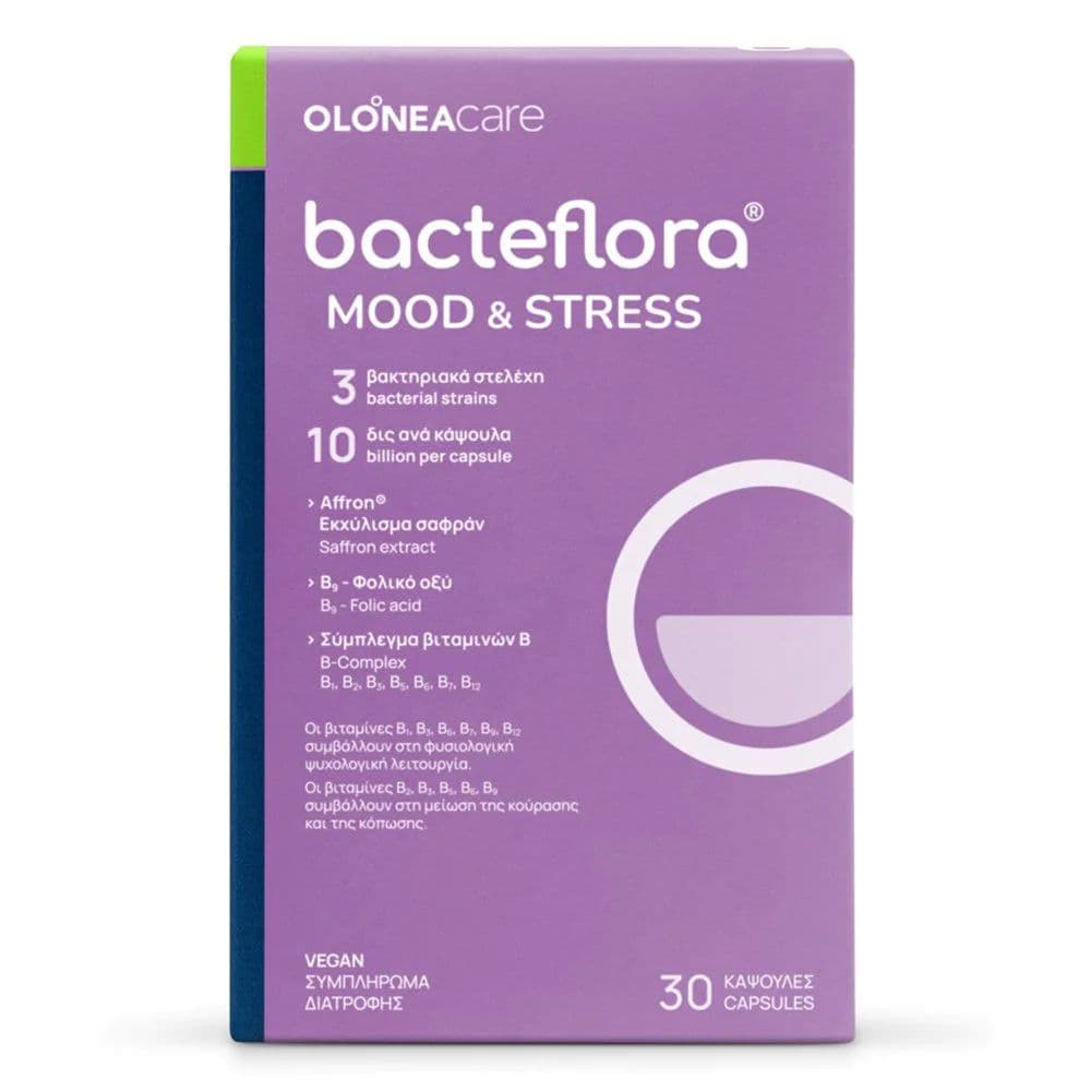 Bacteflora Mood & Stress 30 Κάψουλες