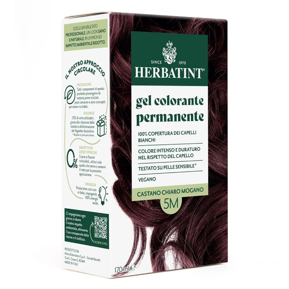 Herbatint Βαφή Μαλλιών 5M Καστανό Ανοιχτό Μαόνι 170ml