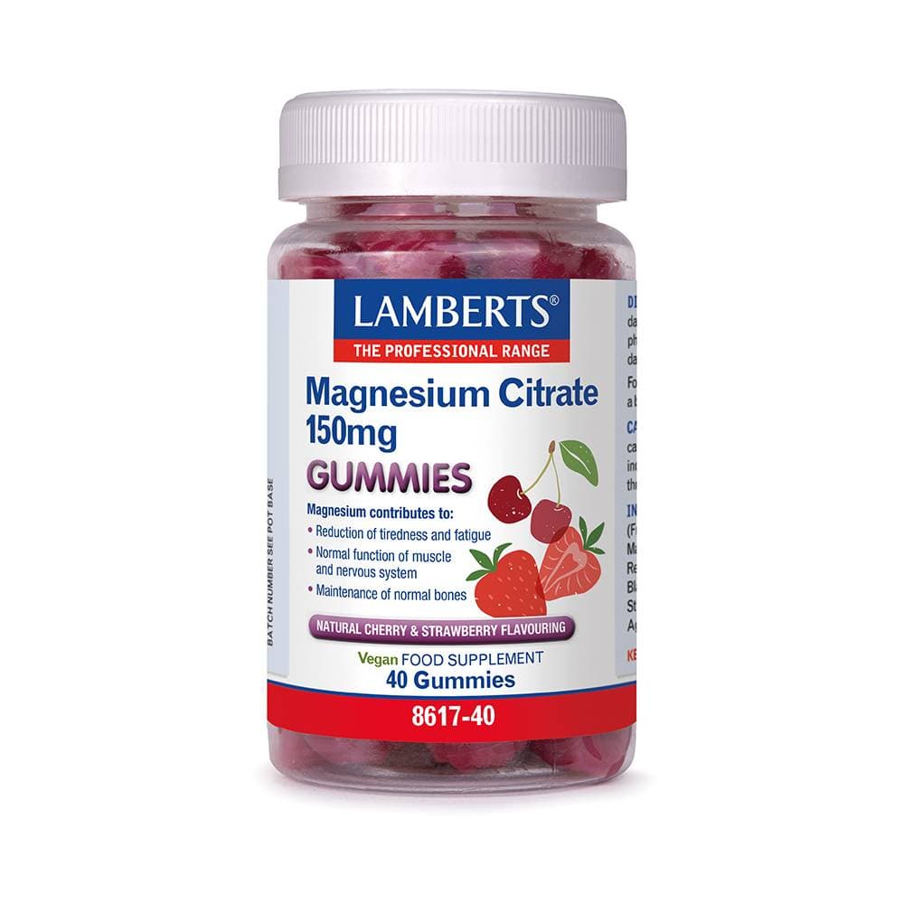 Lamberts Magnesium Citrate 150mg 40 Ζελεδάκια
