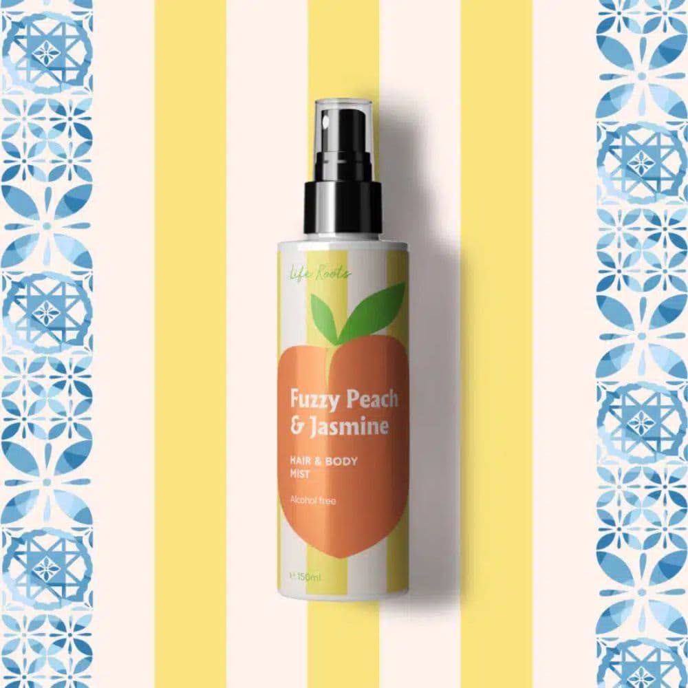 Life Roots Hair & Body Μist Fuzzy Peach & Jasmine 150ml