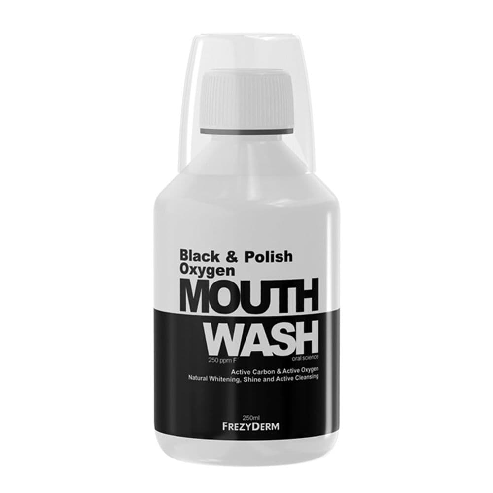 Frezyderm Black & Polish Oxygen Στοματικό Διάλυμα 250ml