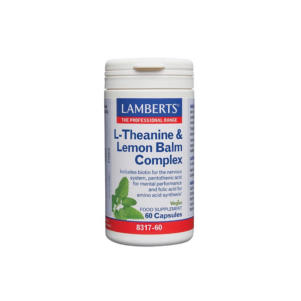 Lamberts Theanine & Lemon Balm Complex 60 Κάψουλες