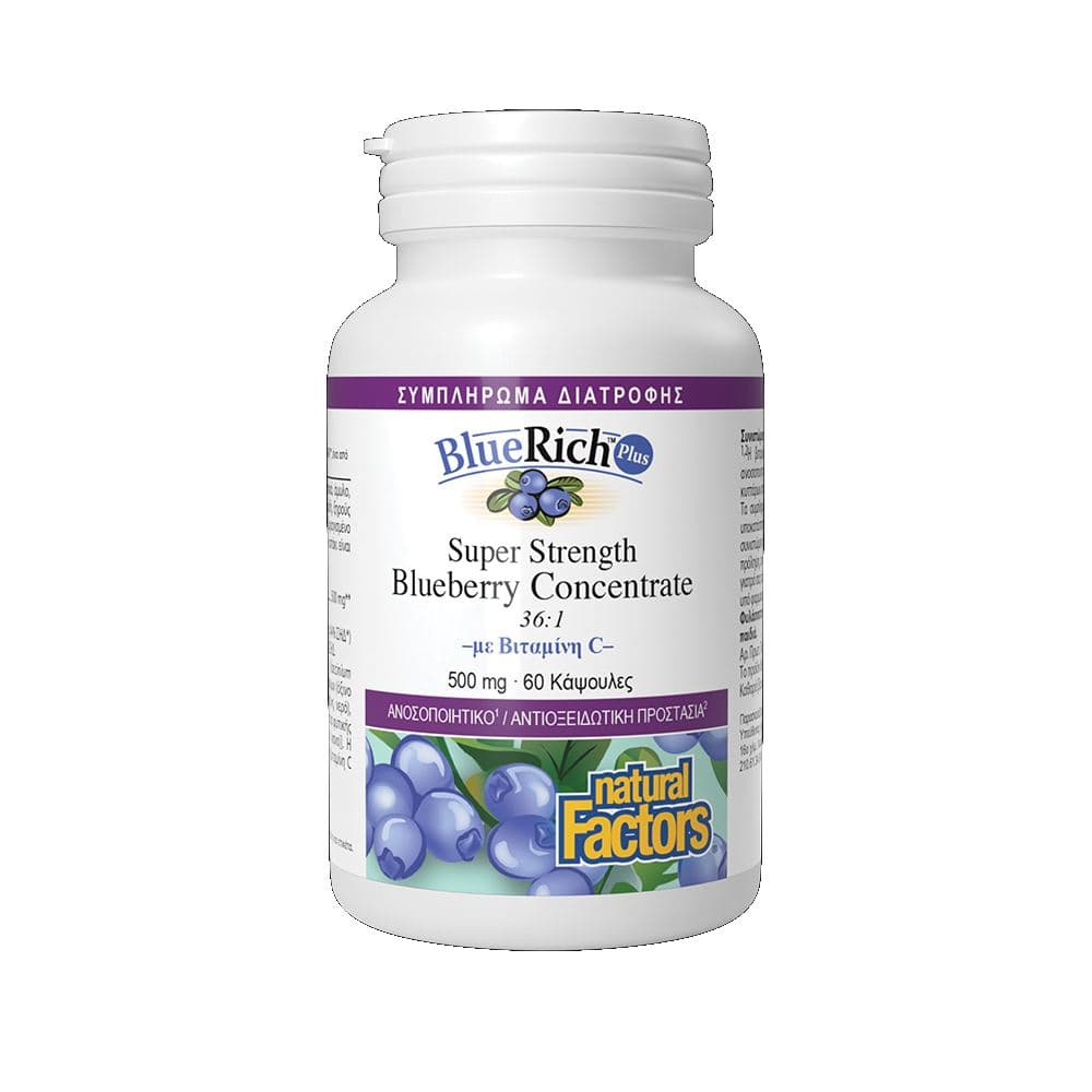 Natural Factors BlueRich Plus 60 Κάψουλες