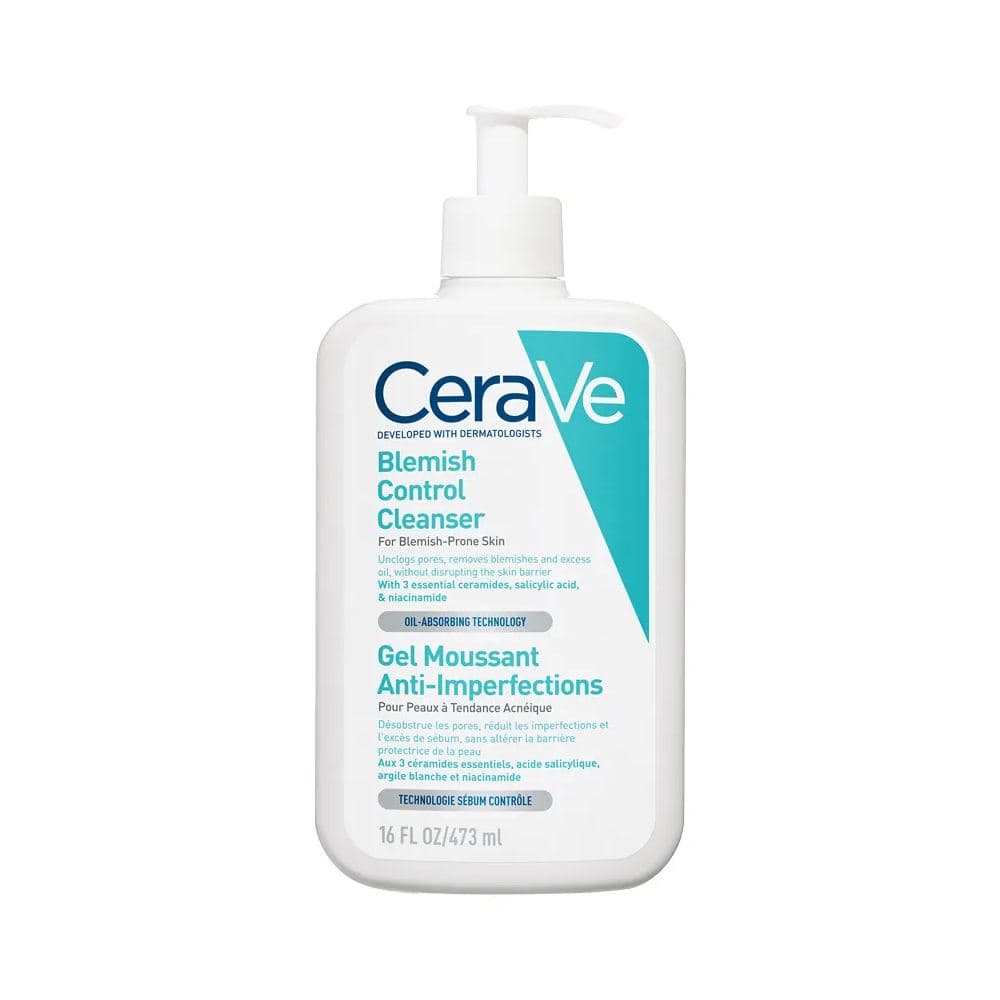 Cerave Blemish Control Cleanser Gel Καθαρισμού Προσώπου Για Ατέλειες 473ml