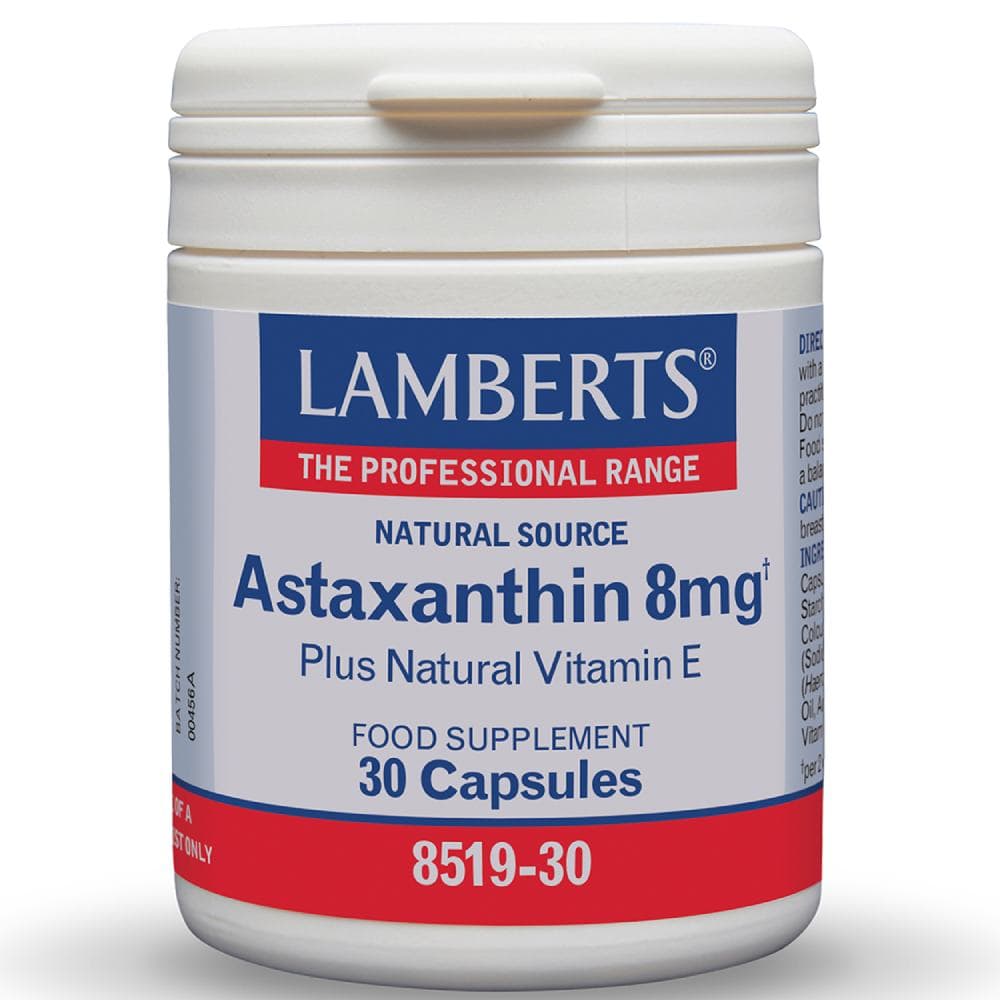 Lamberts Astaxanthin 8mg 30 Κάψουλες
