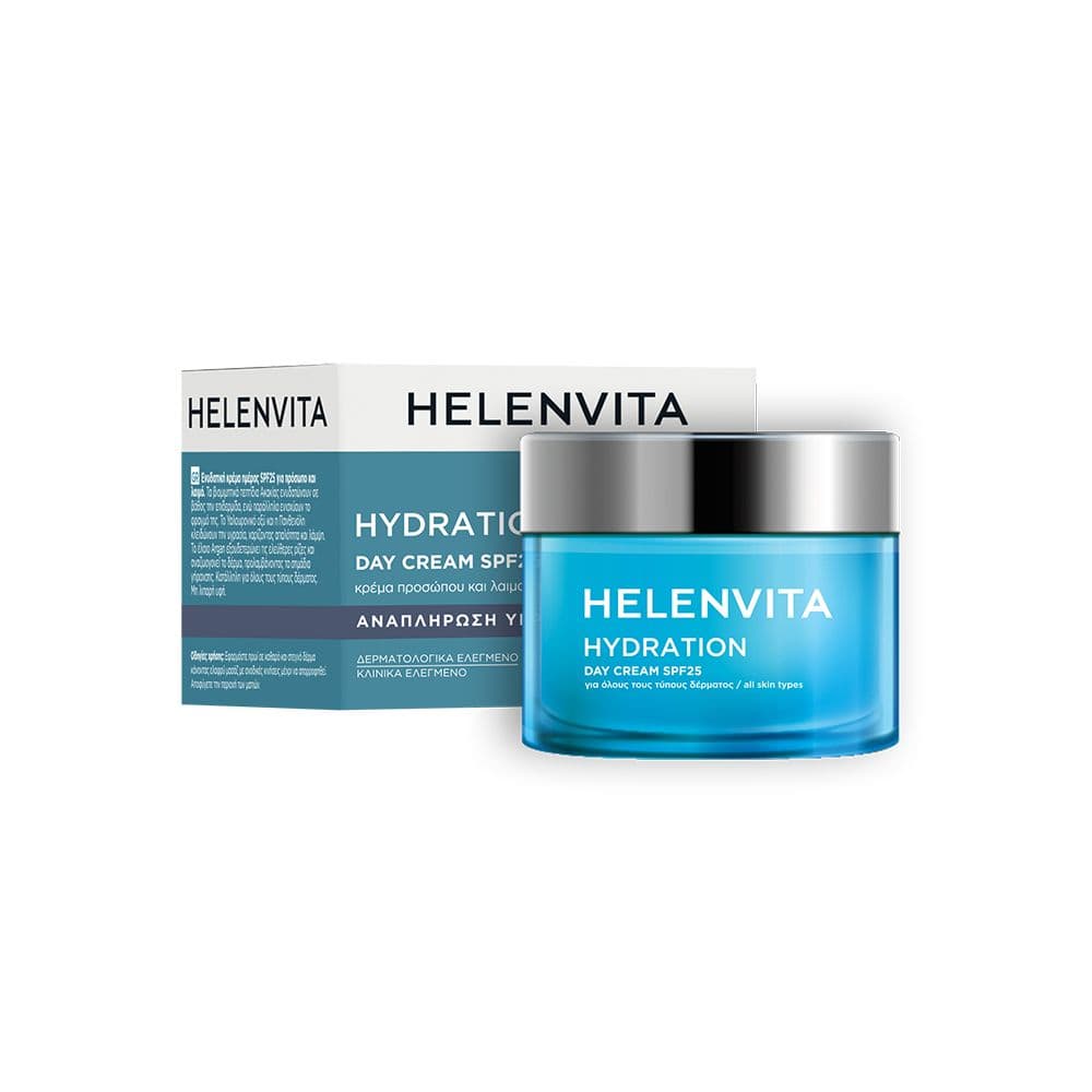 Helenvita Ενυδατική Κρέμα Ημέρας SPF25 Για Πρόσωπο Και Λαιμό 50ml