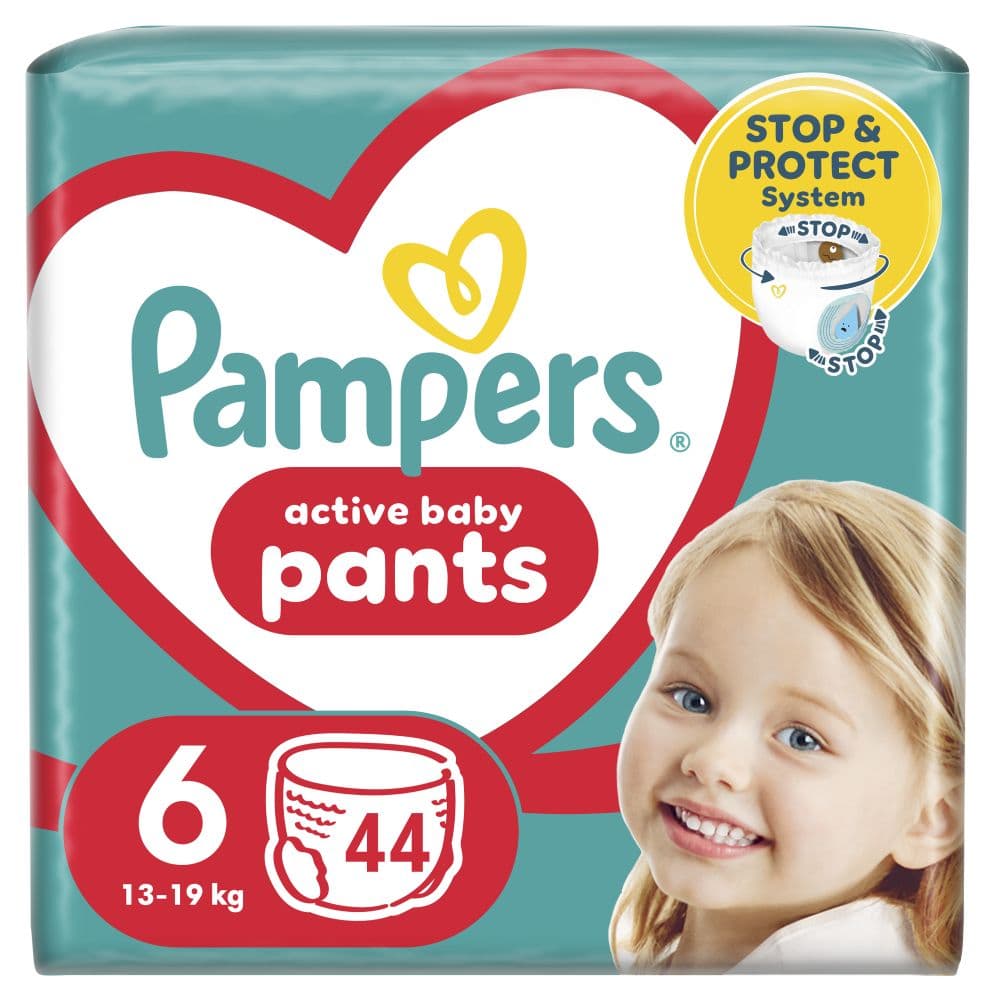 Pampers Pants Νούμερο 6 (13-19kg) 44 Τεμάχια