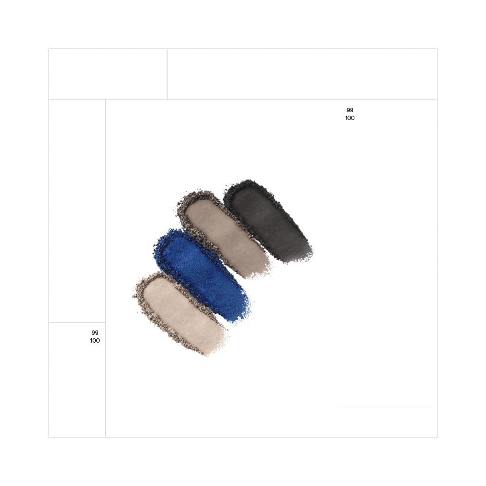 korres Real Color Eyeshadow Palette 02 Smokey Sea