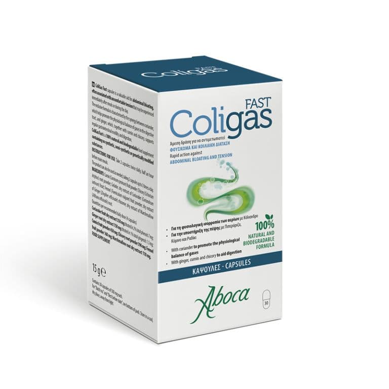 Aboca ColiGas Fast 30 Κάψουλες