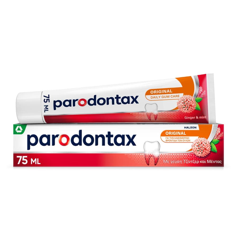 GlaxoSmithKline Parodontax Original Γεύση Μέντας Τζίντερ 75ml