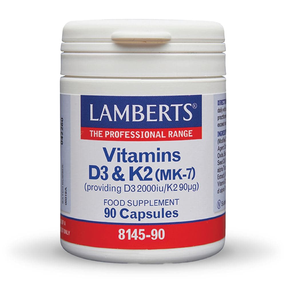 Lamberts Vitamin Κ2 & D3 (2000iu) 90 Κάψουλες