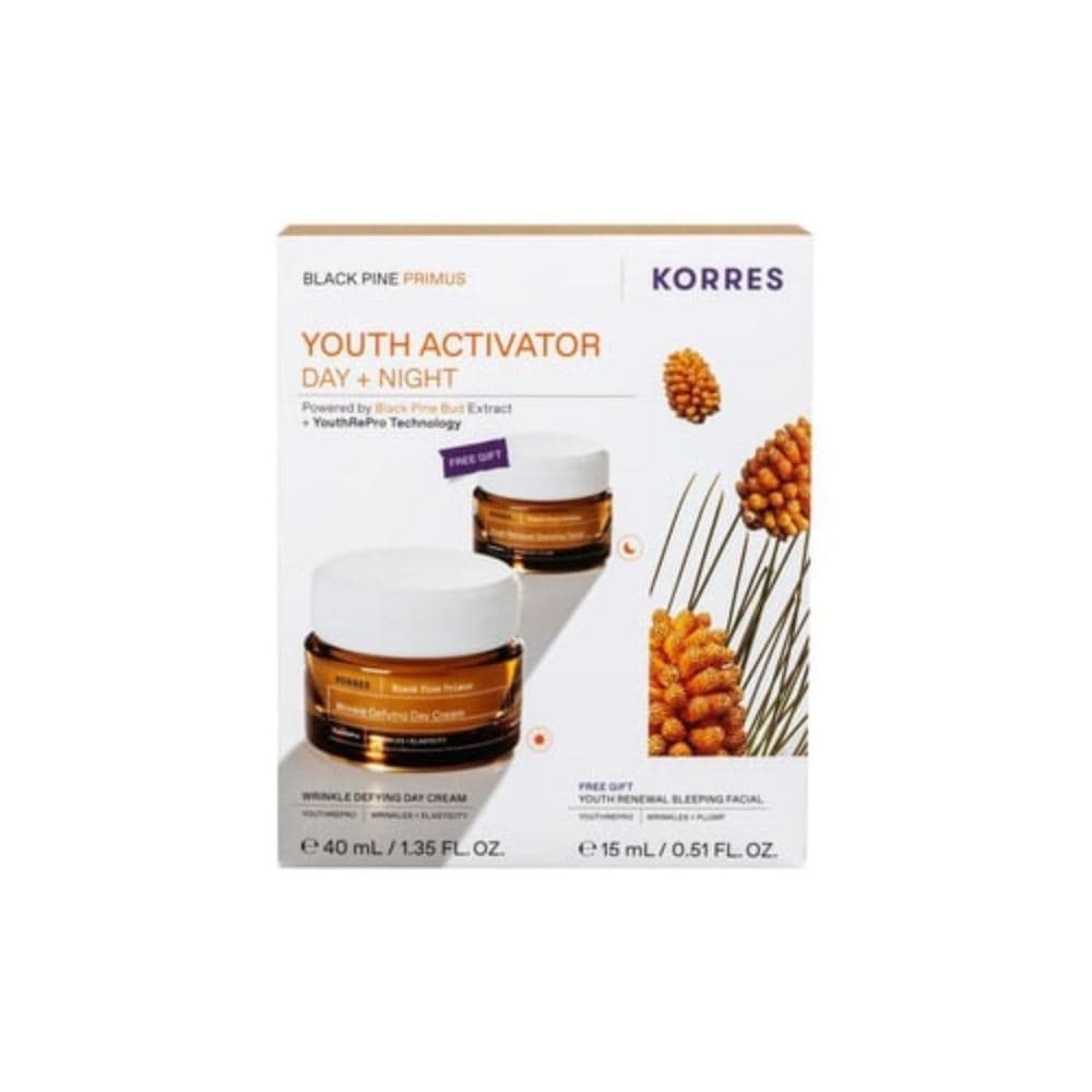 Korres Black Pine Primus Κρέμα Νεότητας Ημέρας 40ml & Νύχτας 15ml