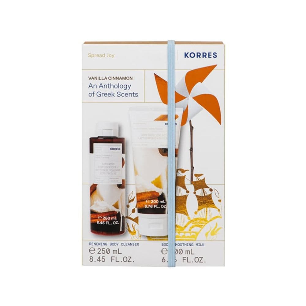 Korres Βανίλια Κανέλα Αφρόλουτρο 250ml & Γαλάκτωμα Σώματος 200ml
