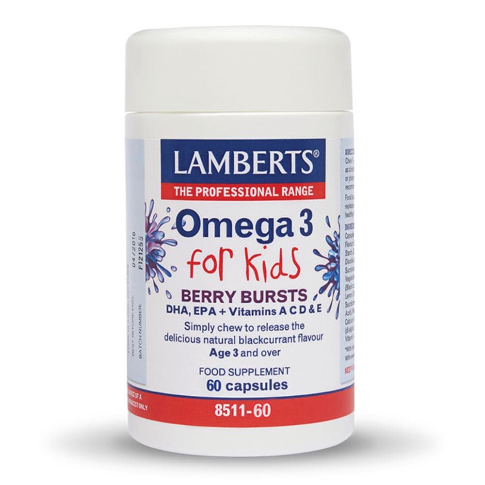 Lamberts Omega 3 For Kids Berry Bursts 60 Κάψουλες