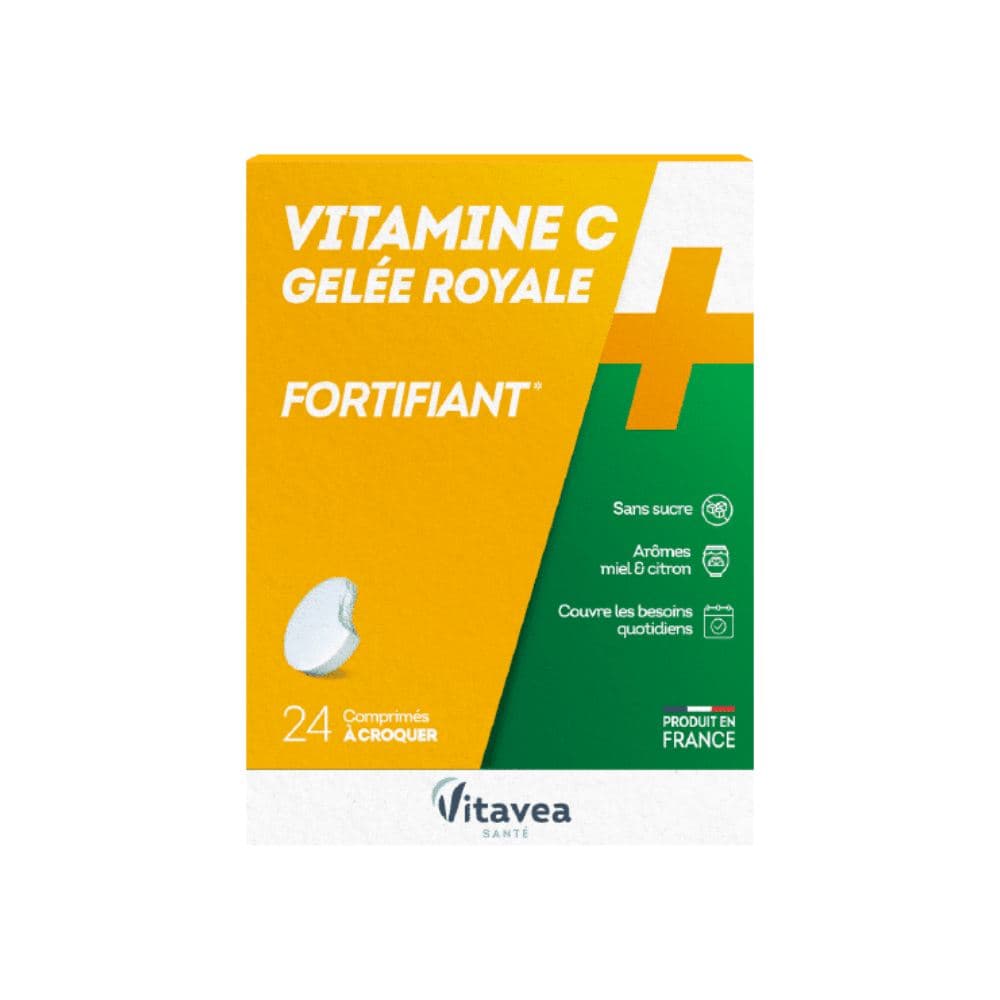 HealthLand VItamin C + Royal Jelly 24 Μασώμενα Δισκία