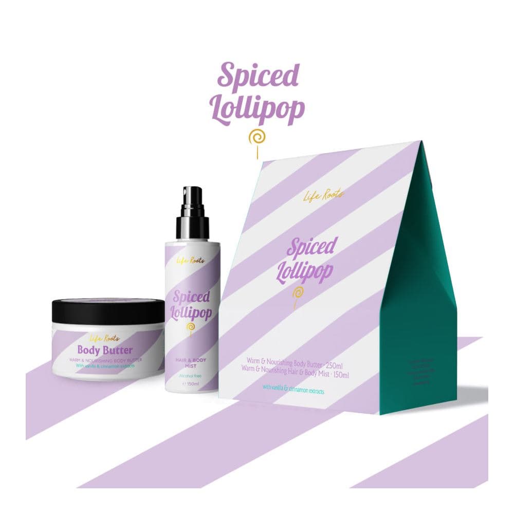 Life Roots Hair & Body Μist Spiced Lollipop 150ml & Body Butter 250ml