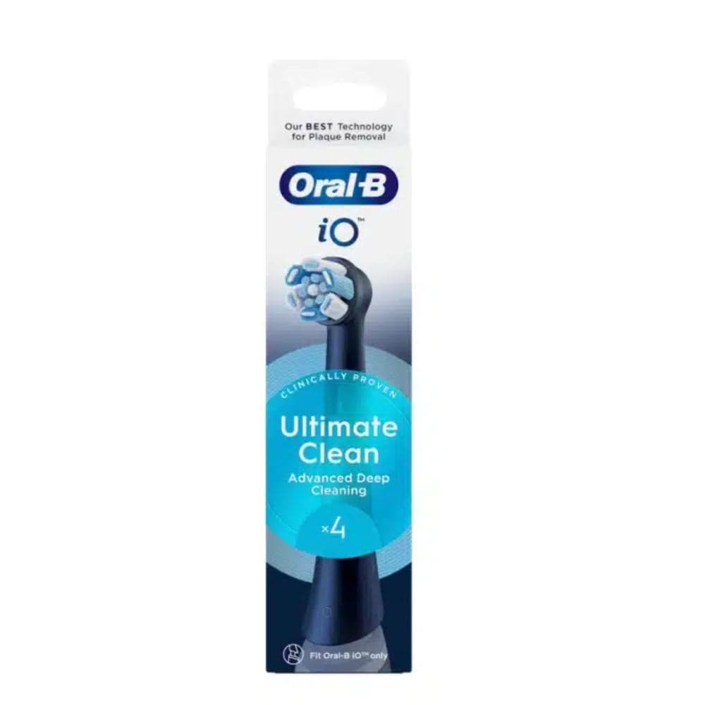 Oral-B iO Ultimate Clean 4 Μαύρες Κεφαλές Βουρτσίσματος