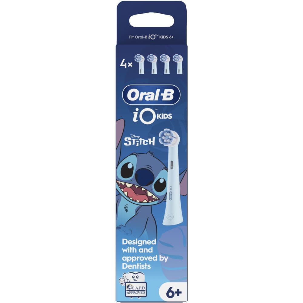 Oral-B iO Kids 6+ Disney Stitch 4 Κεφαλές Βουρτσίσματος