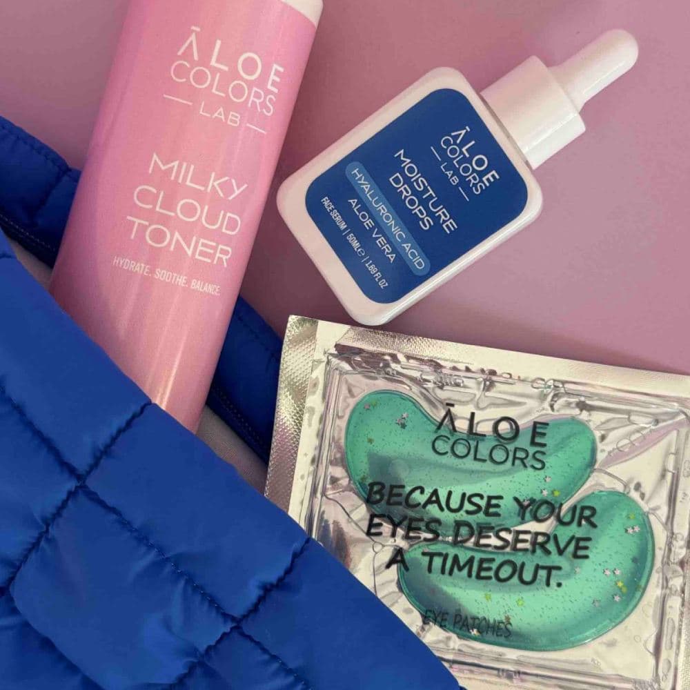 Aloe Colors Moisture Skincare Bag Hyalouronic Acid