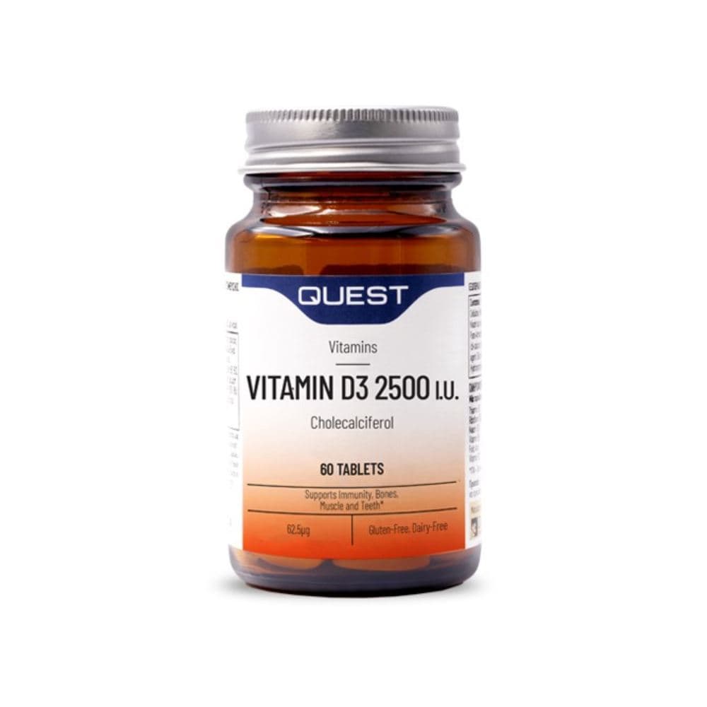 Quest Vitamin D3 2500iu 60 Δισκία