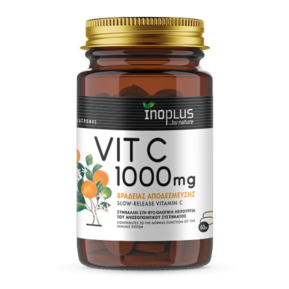 Inoplus Vit C 1000mg Time Release 60 Ταμπλέτες