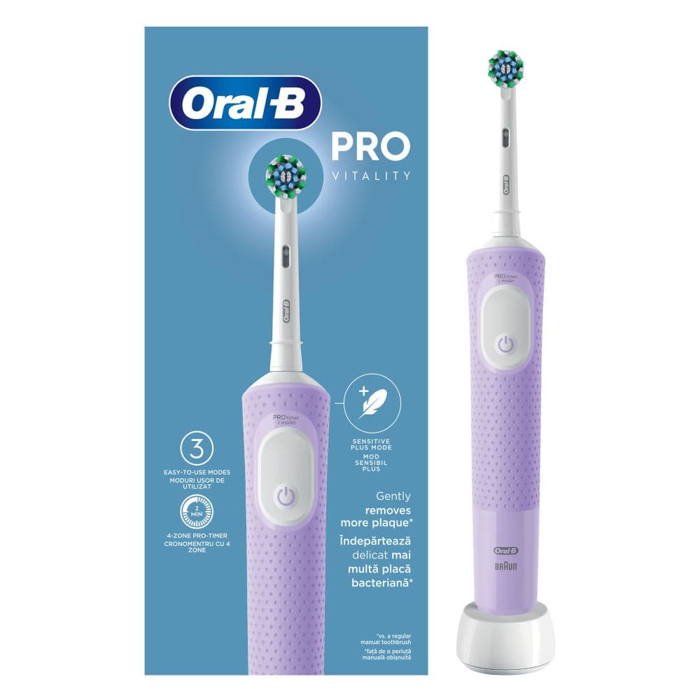 Oral-B Vitality Pro Μωβ Ηλεκτρική Οδοντόβουρτσα