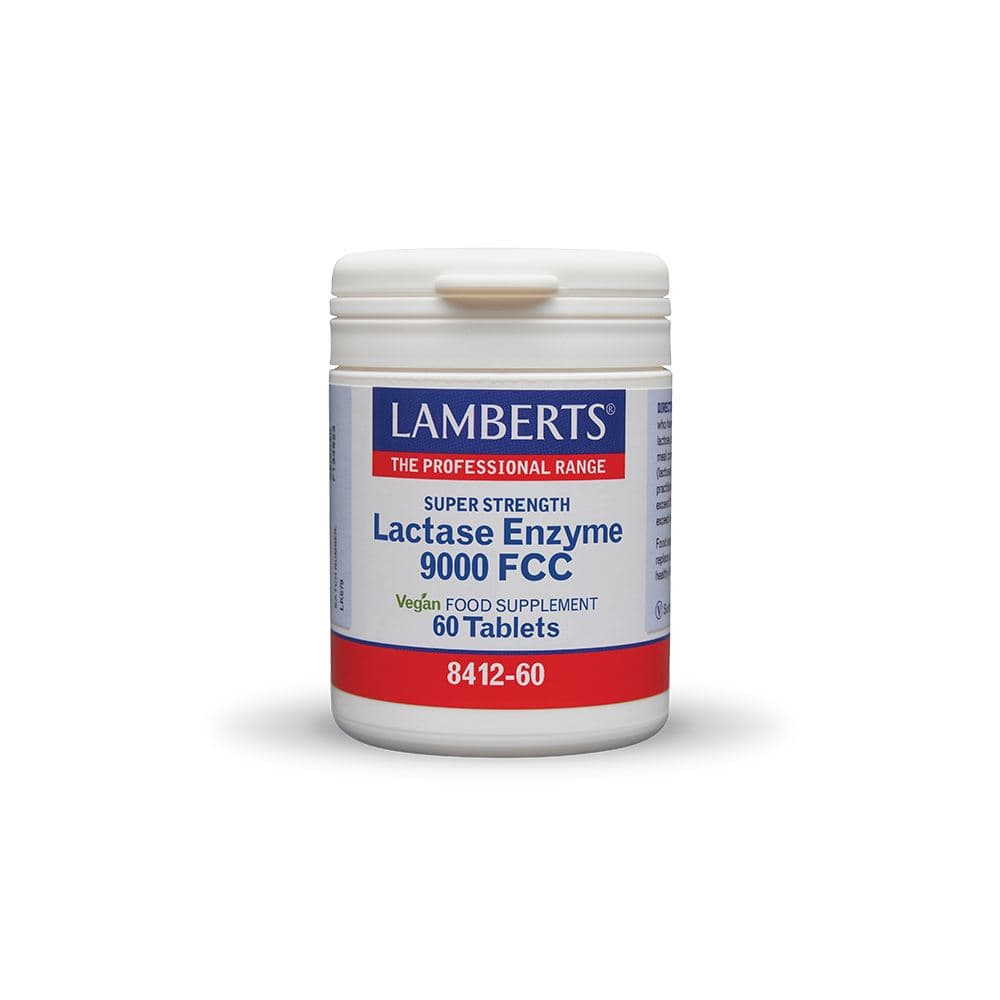 Lamberts Lactase Enzyme 9000 FCC 60 Ταμπλέτες