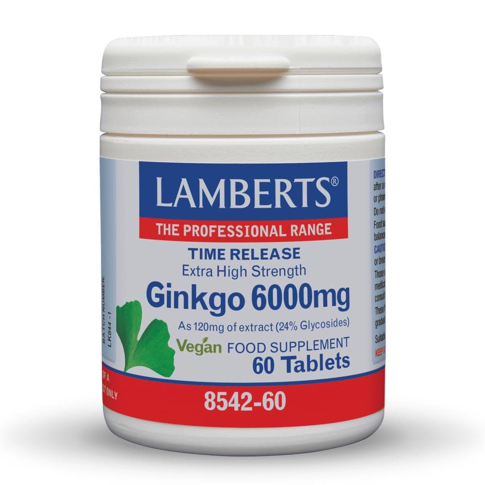 Lamberts Ginkgo Biloba 6000mg 60Tabs
