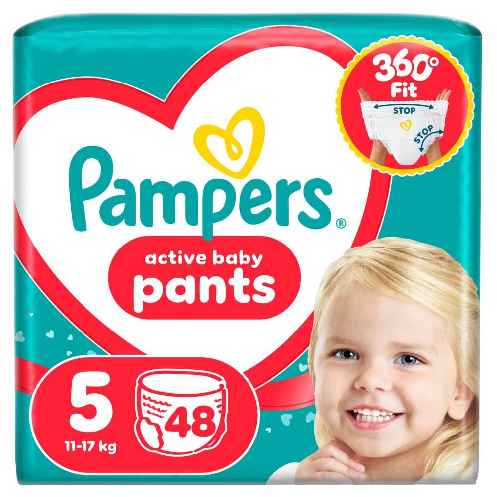 Pampers Pants Νούμερο 5 (12-17kg) 48 Τεμάχια
