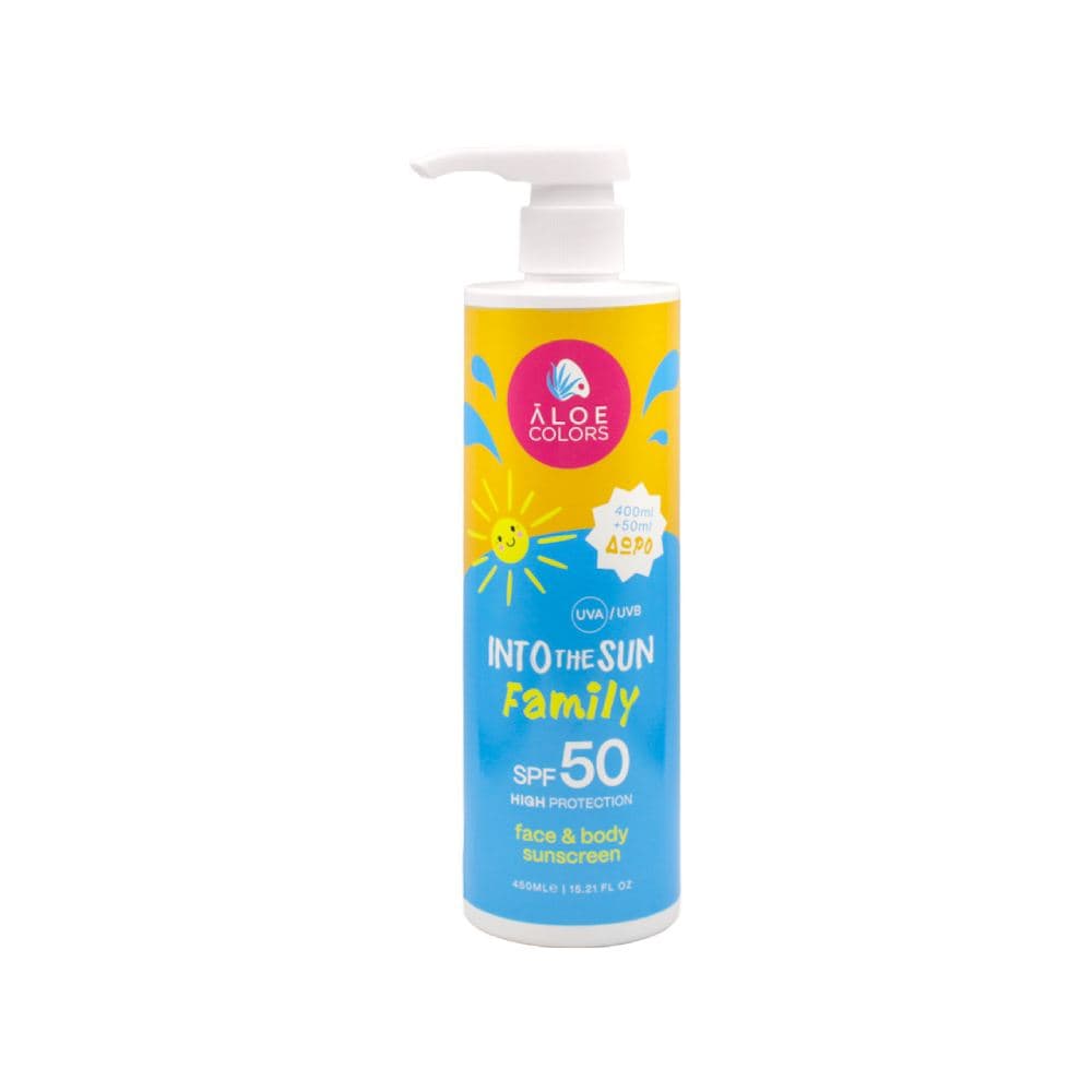 Aloe Colors Family Sunscreen SPF50 450ml