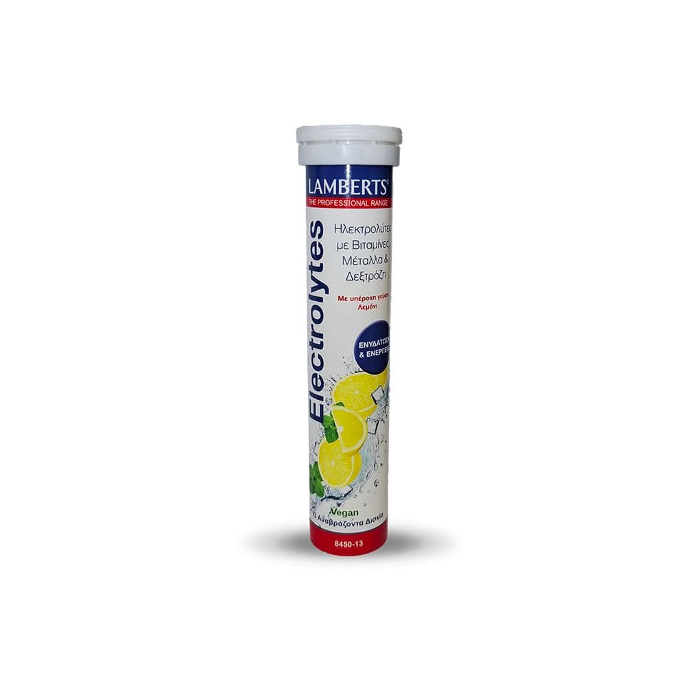 Lamberts Electrolytes 13 Aναβράζοντα Δισκία με Γεύση Λεμόνι