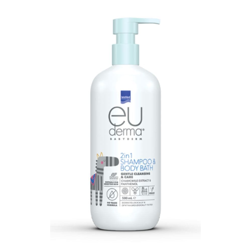 Euderma Babyderm Shampoo & Body Bath 500ml