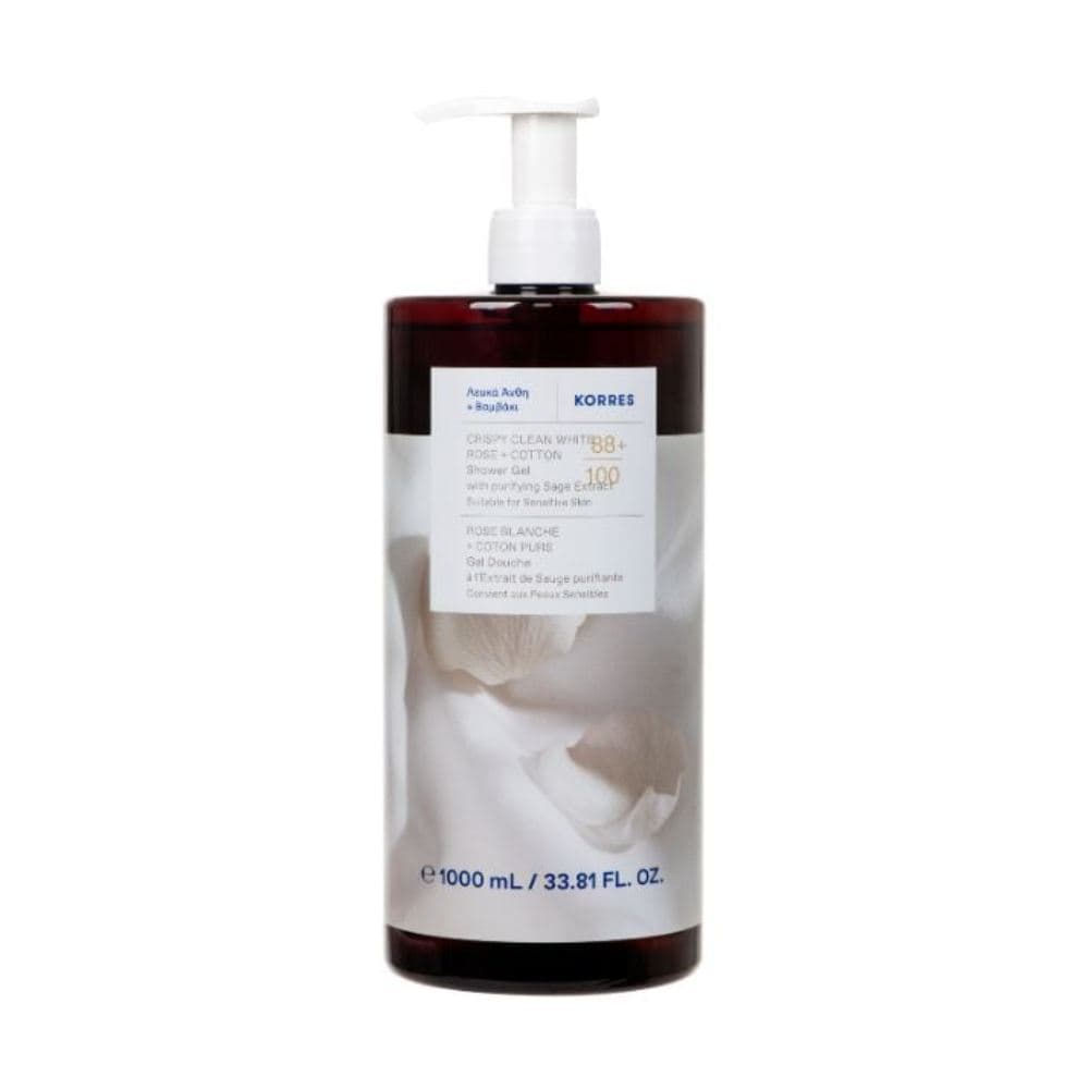 Korres Λευκά Άνθη & Βαμβάκι Αφρόλουτρο 1000ml