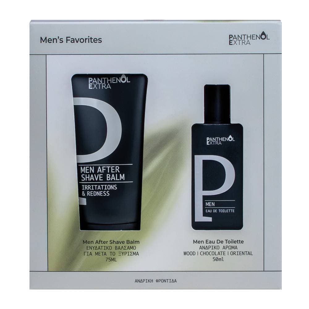 Medisei Panthenol Extra After Shave Balm 75ml & Eau De Toilet Wood Chocolate Oriental 50ml