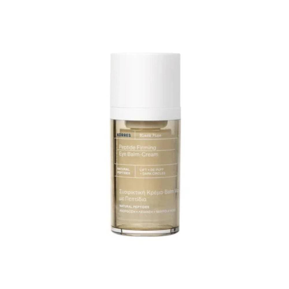 Korres Black Pine Συσφικτική Κρέμα-Balm Ματιών με Πεπτίδια 15ml