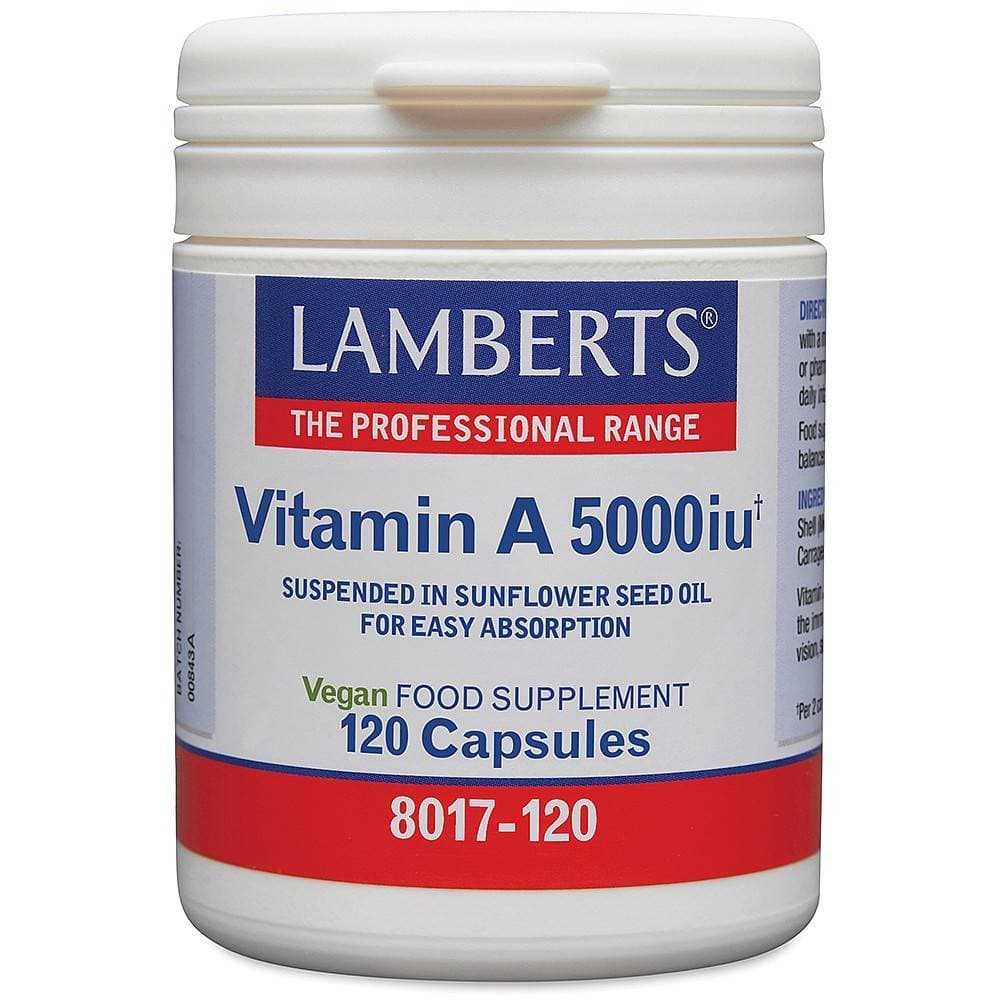 Lamberts Vitamin A 5000iu 120 Κάψουλες