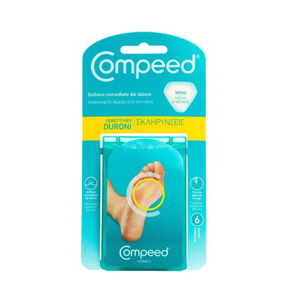 Compeed 6 Μεσαία Επιθέματα για Σκληρύνσεις