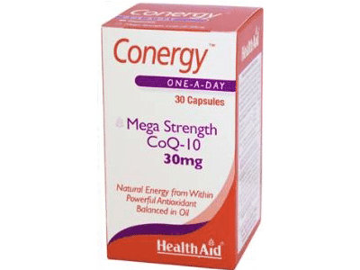 HealthAid Conergy CoQ-10 30mg 30 caps