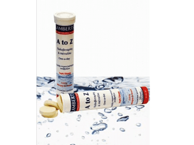 Lamberts A to Z Multi Vitamin 20 Αναβράζοντα Δισκιά