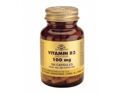 Solgar B-2 100mg veg. caps 100s