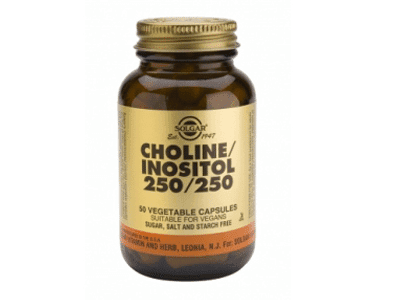 Solgar Choline-Inositol 250/250mg veg. caps 50s