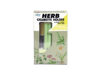 Herb Cigarette Holder & 12 Filter