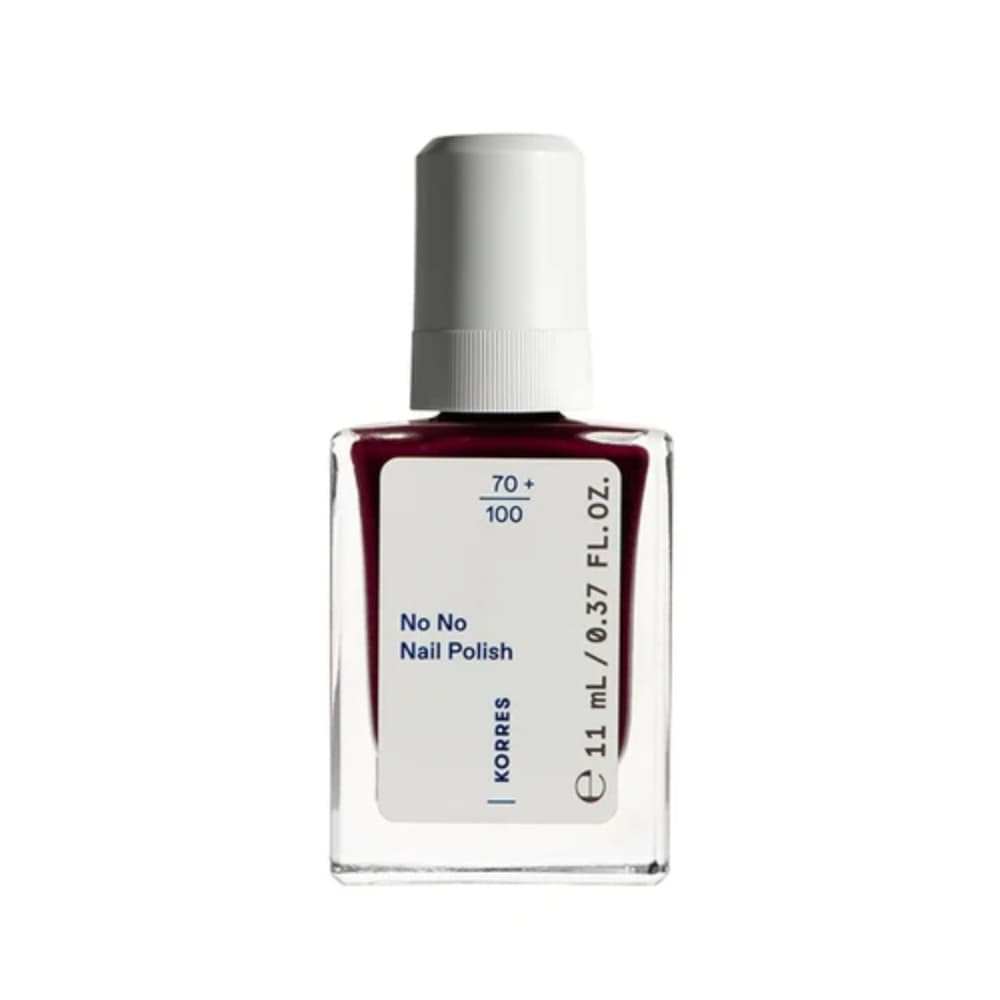 Korres Βερνίκι Νυχιών No No Nail Polish 59 Burgundy Red 11ml