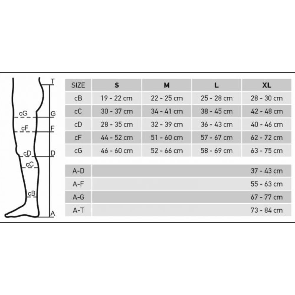 Anatomicline Κάλτσα Ριζομηρίου Κλειστά Δάχτυλα Class I 17-22 mmHg