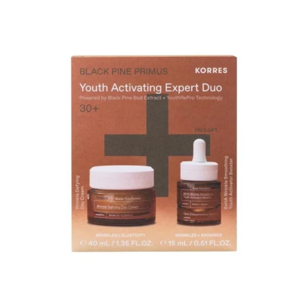 Korres Black Pine Primus Set Youth Activating Morning Expert Duo
